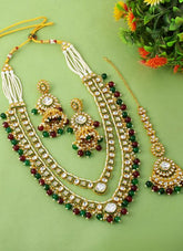 Multi Color Kundan Festival Wear Necklace Set MKSW475477